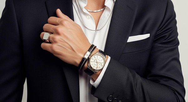 Bijoux de luxe pour homme : les tendances incontournables de cette année